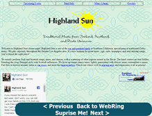 Tablet Screenshot of highlandsun.com